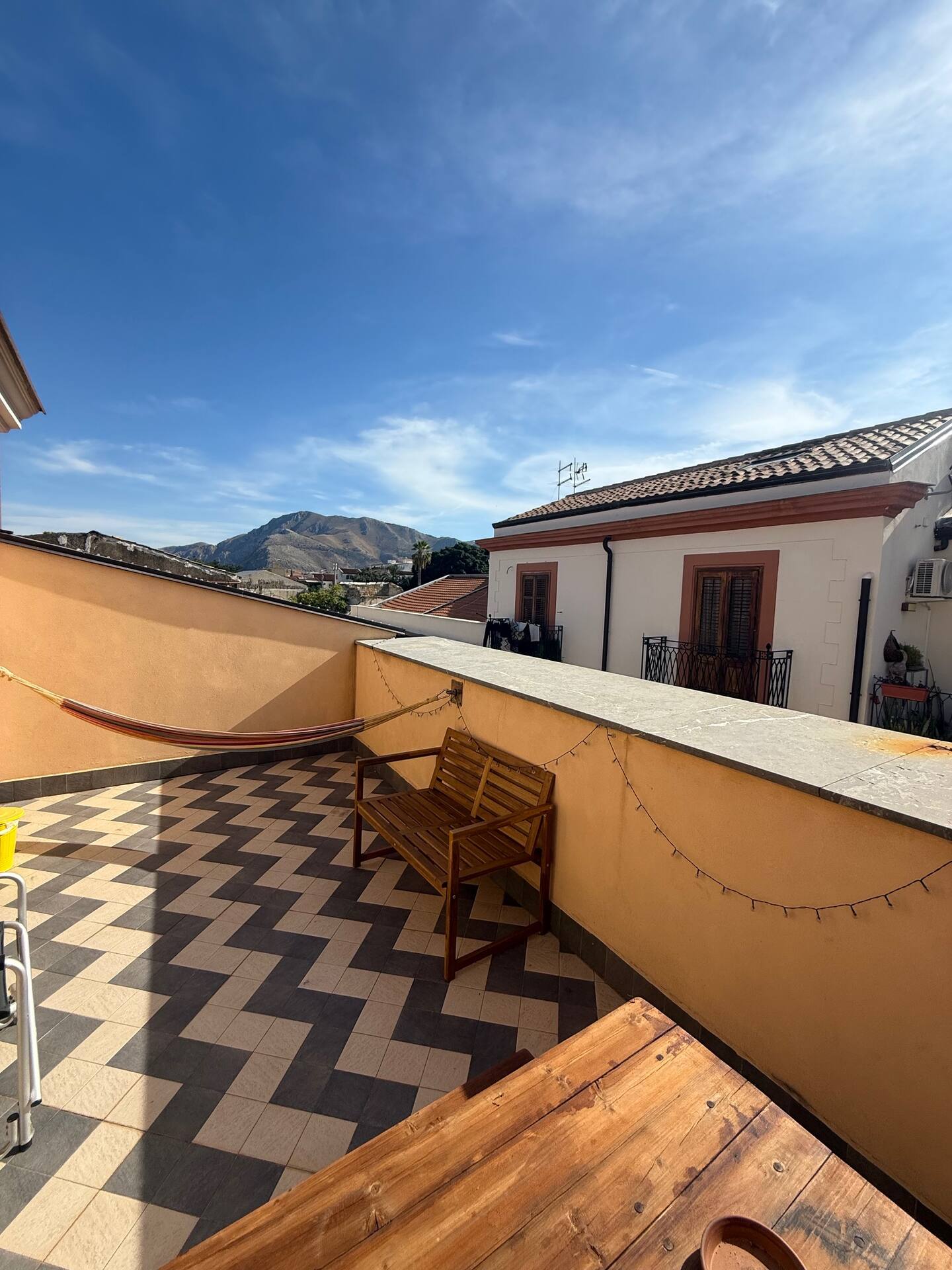 Bright terrace
