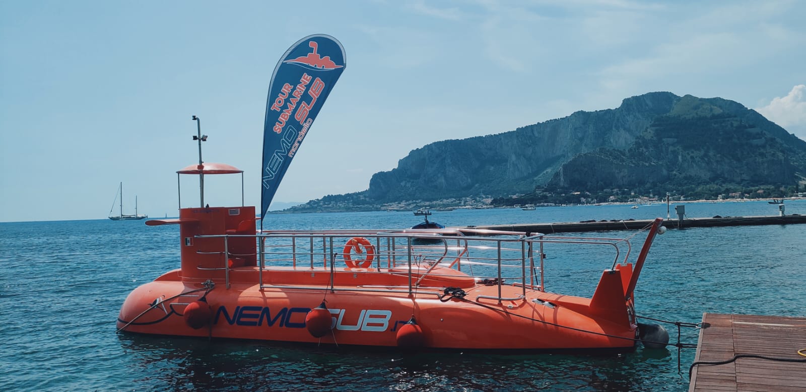 Dive into the underwater world of Mondello aboard our semi-submarine!