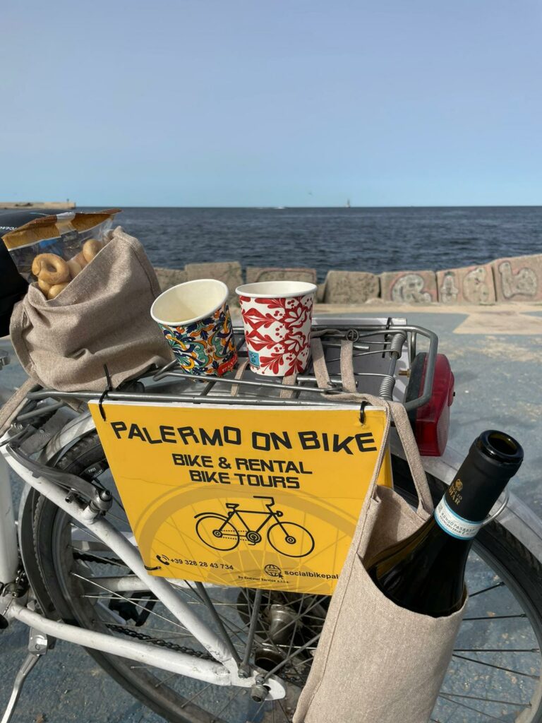 Palermo Uncovered Bike Tour with Wine Tasting