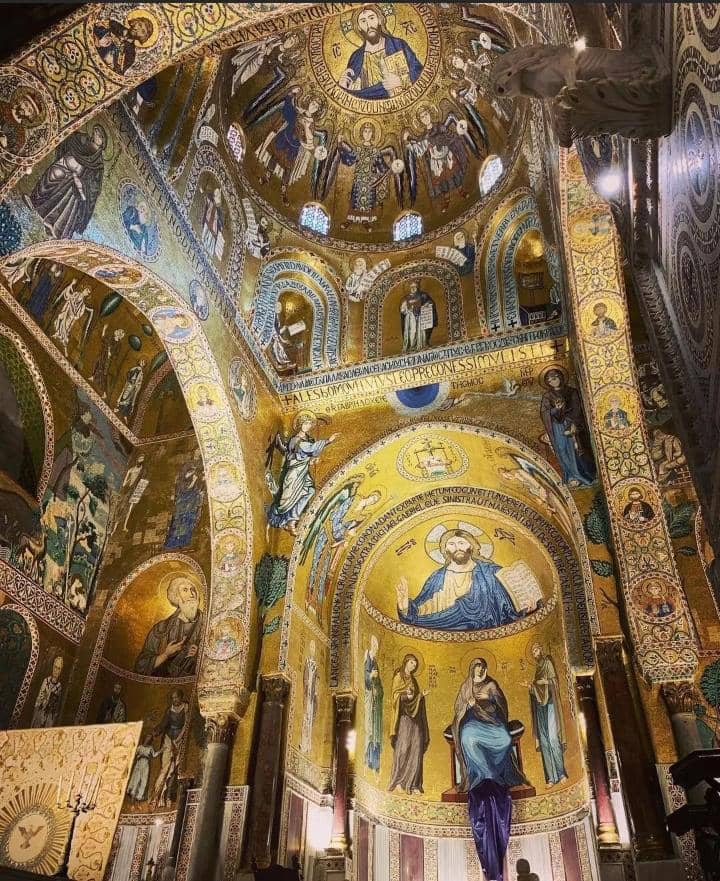 I mosaici dorati della Cappella Palatina nel Palazzo dei Normanni